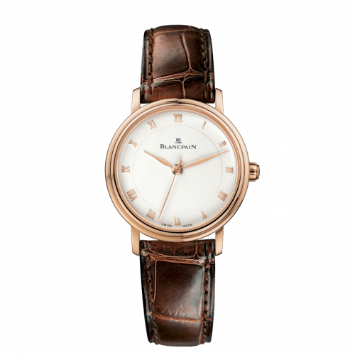 Villeret Ultraplate Automatique Ladies Red Gold / Opaline