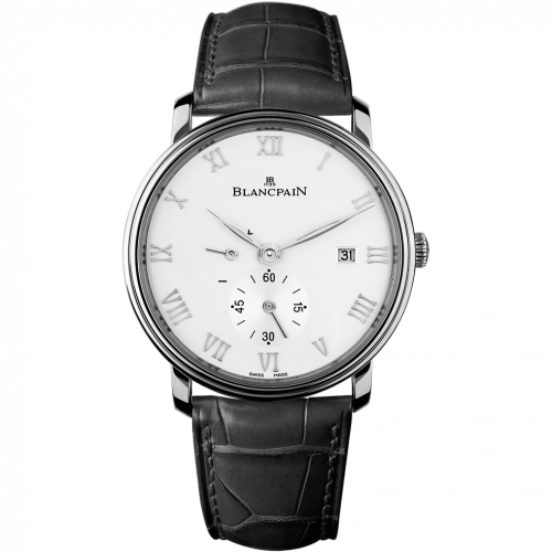 Villeret Ultraplate Power Reserve Date Stainless Steel / White