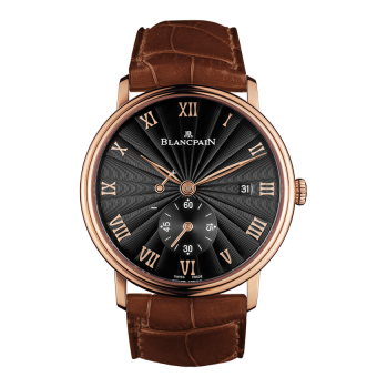 Villeret Ultraplate Power Reserve Date Red Gold / Black