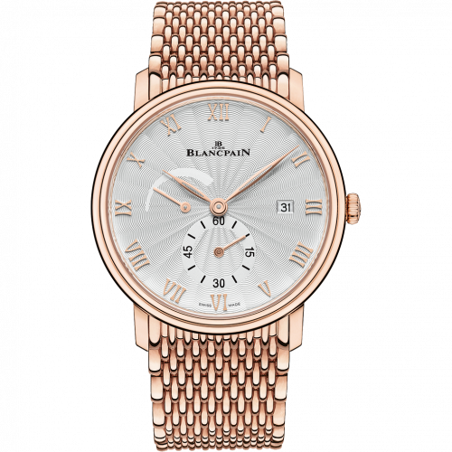 Villeret Ultraplate Power Reserve Date Red Gold / Stamped Opaline