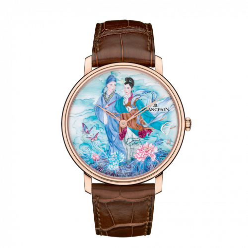Villeret Manuelle Piece Unique Grand Feu Couple in Field