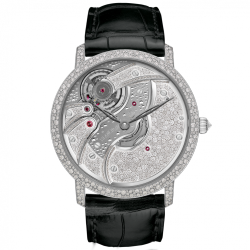 Villeret Mouvement Inversé Serti Neige