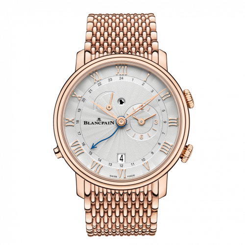 Villeret Réveil GMT Red Gold / Opalin / Bracelet