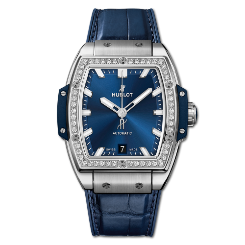 Spirit of Big Bang 39 Titanium / Diamonds / Blue