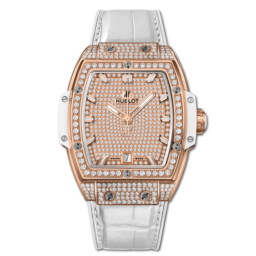 Spirit of Big Bang 39 King Gold / Full Pavé / White