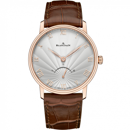 Villeret Ultraplate Seconde Rétrograde Red Gold / Opalin Flinqué