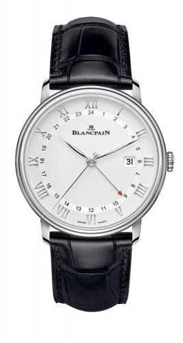Villeret GMT Date Stainless Steel / White