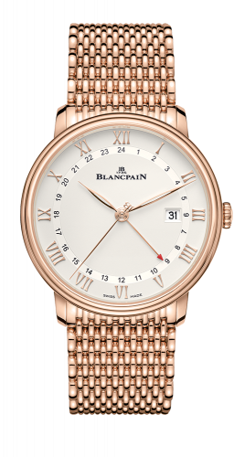 Villeret GMT Date Red Gold / Silver / Bracelet