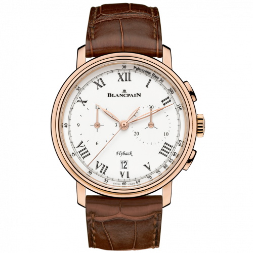 Villeret Chronographe Flyback Pulsomètre Red Gold / Enamel
