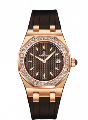 Royal Oak 67601 Quartz Pink Gold / Brown