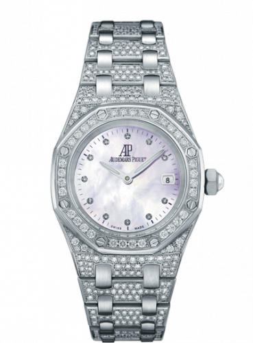 Royal Oak 67602 Quartz White Gold / Diamond / MOP / Bracelet