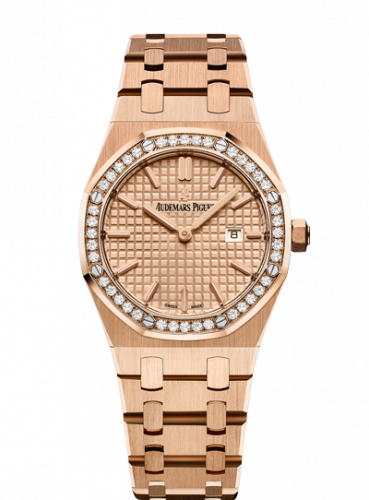 Royal Oak 67651 Quartz Pink Gold / Pink / Bracelet