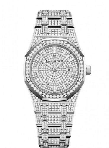 Royal Oak 33 Quartz White Gold / Diamond / Silver / Bracelet