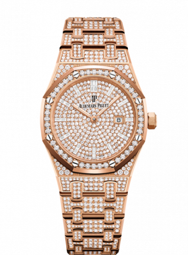 Royal Oak 33 Quartz Pink Gold / Diamond / Diamond / Bracelet