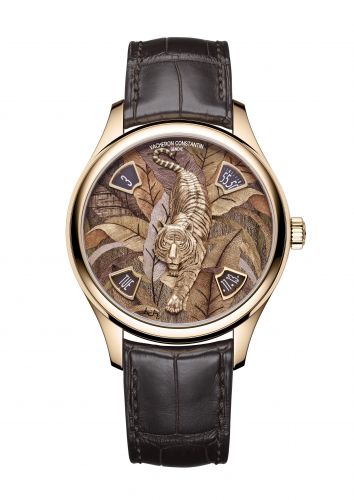 Les Cabinotiers Majestic Tiger Pink Gold / Yellow Wood