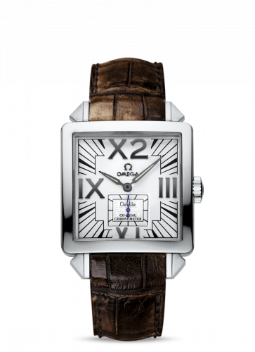 De Ville X2 Co-Axial 35 Small Seconds White Gold / White