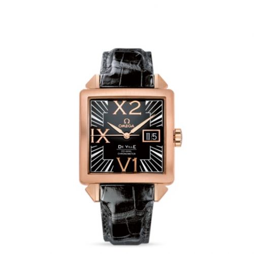 De Ville X2 Co-Axial 35 Big Date Red Gold / Black