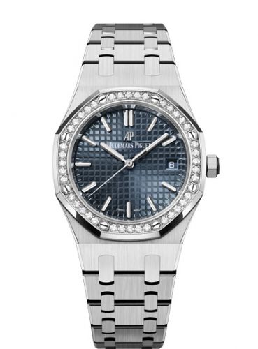 Royal Oak Selfwinding 34 Stainless Steel / Diamond / Blue / Bracelet
