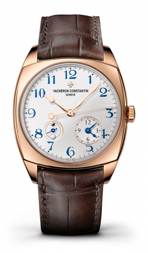 Harmony Dual Time Pink Gold / Blue Numerals