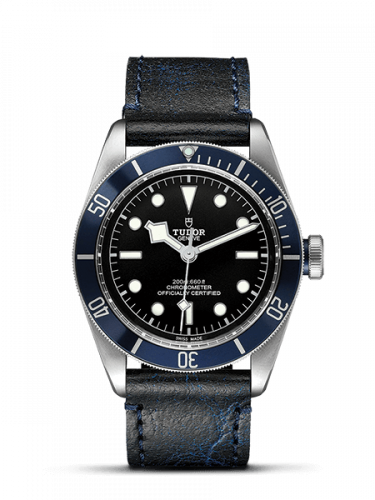 Heritage Black Bay Blue Manufacture / Strap
