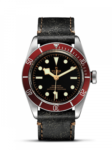 Heritage Black Bay Red Manufacture / Strap