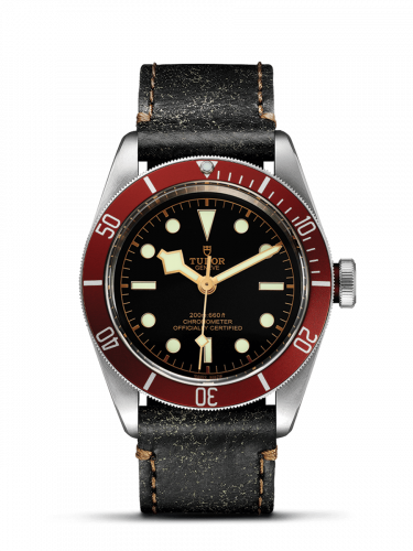 Heritage Black Bay Red Manufacture / Strap