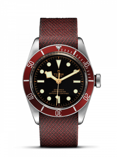 Heritage Black Bay Red Manufacture / Burgundy Fabric
