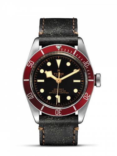Heritage Black Bay Red Manufacture / Strap