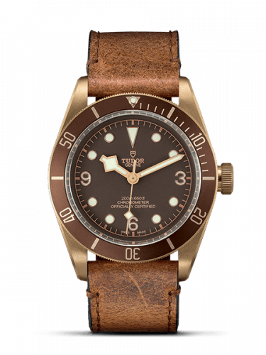 Heritage Black Bay Bronze / Brown / Leather