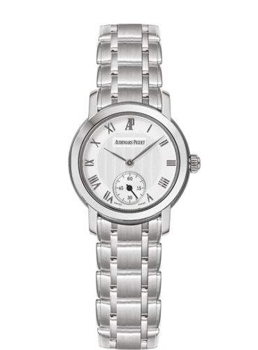 Jules Audemars Small Seconds White Gold / Silver / Bracelet d'Occasion
