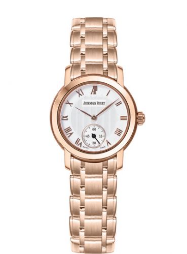 Jules Audemars Small Seconds Pink Gold / Silver / Bracelet d'Occasion
