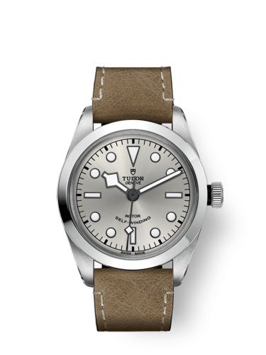 Heritage Black Bay 36 Stainless Steel / Silver / Beige Leather
