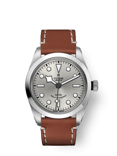 Heritage Black Bay 36 Stainless Steel / Silver / Brown Leather