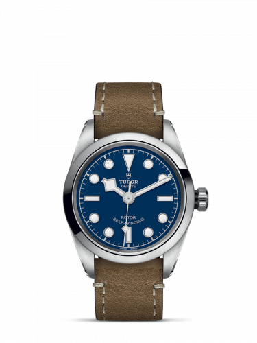 Heritage Black Bay 32 Stainless Steel / Blue / Strap