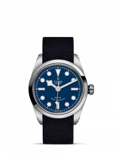 Heritage Black Bay 32 Stainless Steel / Blue / Fabric