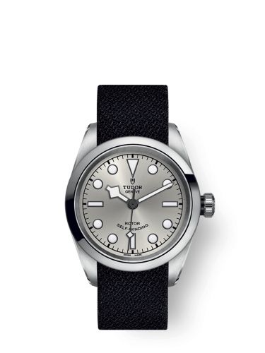 Heritage Black Bay 32 Stainless Steel / Silver / Fabric