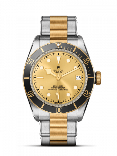 Heritage Black Bay Black S&G / Stainless Steel / Yellow Gold / Champagne / Bracelet