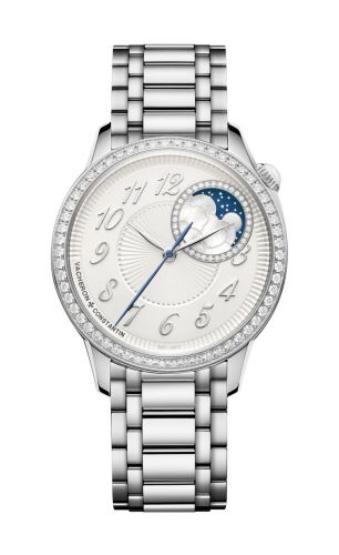 Égérie Moonphase 37 Stainless Steel / Diamond / Silver / Bracelet