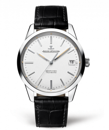 Geophysic True Second Stainless Steel / Silver / Alligator