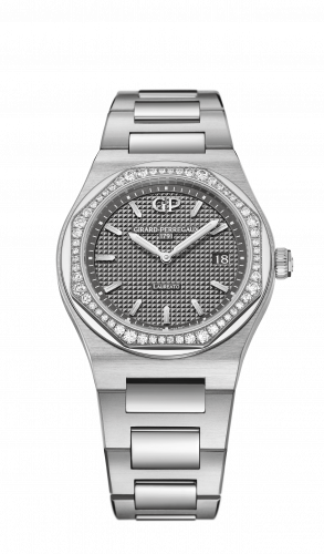 Laureato 34 Quartz Stainless Steel / Diamond / Grey