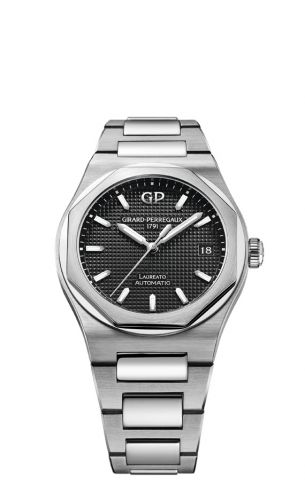 Laureato 38 Automatic Stainless Steel / Black