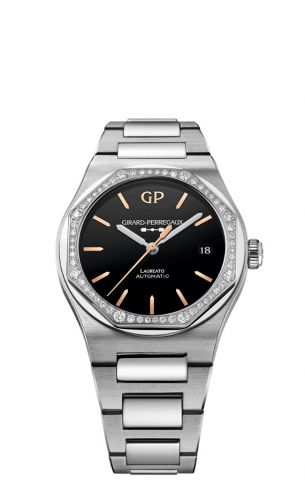 Laureato 38 Automatic Stainless Steel / Diamond / Black Infinity Edition
