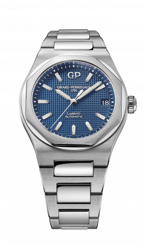 Laureato 42 Automatic Stainless Steel / Blue