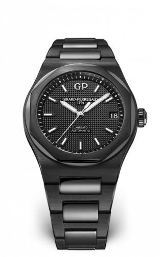 Laureato 42 Automatic Ceramic / Black / Bracelet