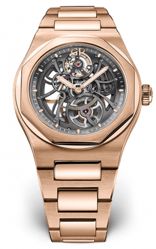 Laureato 42 Automatic Skeleton Pink Gold / Bracelet