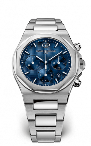 Laureato 42 Chronograph Stainless Steel / Blue / Bracelet