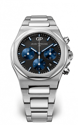 Laureato 42 Chronograph Stainless Steel / Black / Bracelet