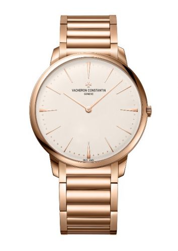Patrimony Contemporaine 40 Manual-Winding Pink Gold / Silver / Bracelet