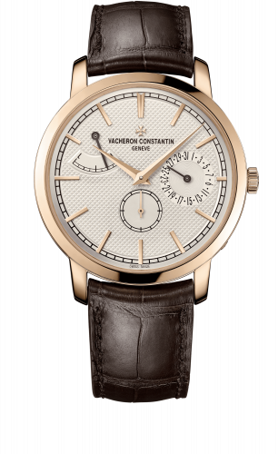 Traditionnelle Manual-Winding Date and Power Reserve Pink Gold / Silver