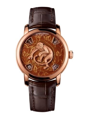 Métiers d'Art The Legend of the Chinese Zodiac Year of the Monkey Pink Gold